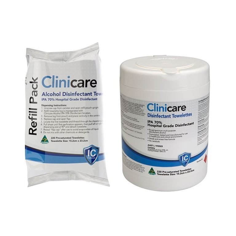 HOSPITAL GRADE DISINFECTANT TOWELETTES