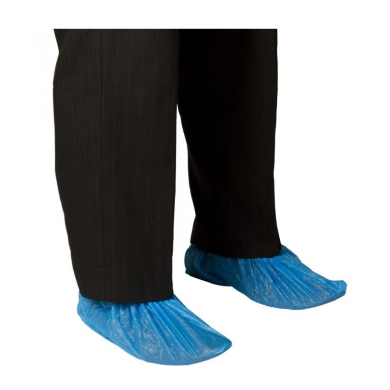 Chlorinated Polyethylene (CPE) Shoe Covers - Waterproof 