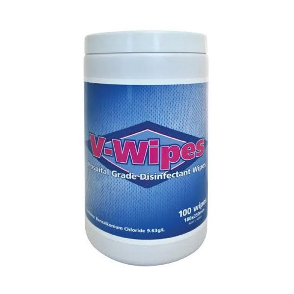 V Wipes 100 Wipes Canister Gienic