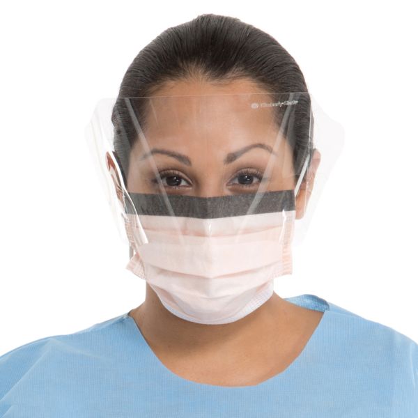 FLUIDSHIELD* Level 3 Fog-Free Procedure Mask, WrapAround Visor