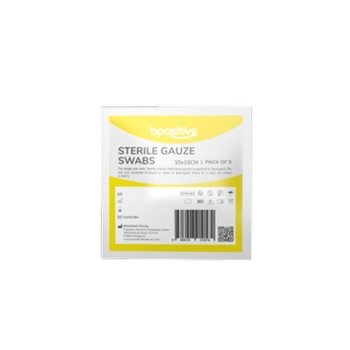 Bpositive Gauze Square 10 X 10cm 5's Sterile 