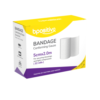 Bpositive Bandage Conforming Gauze 5cm X 2m