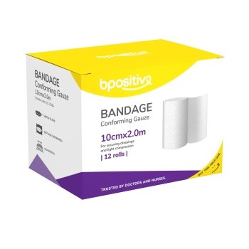 Bpositive Bandage Conforming Gauze 10cm X 2m