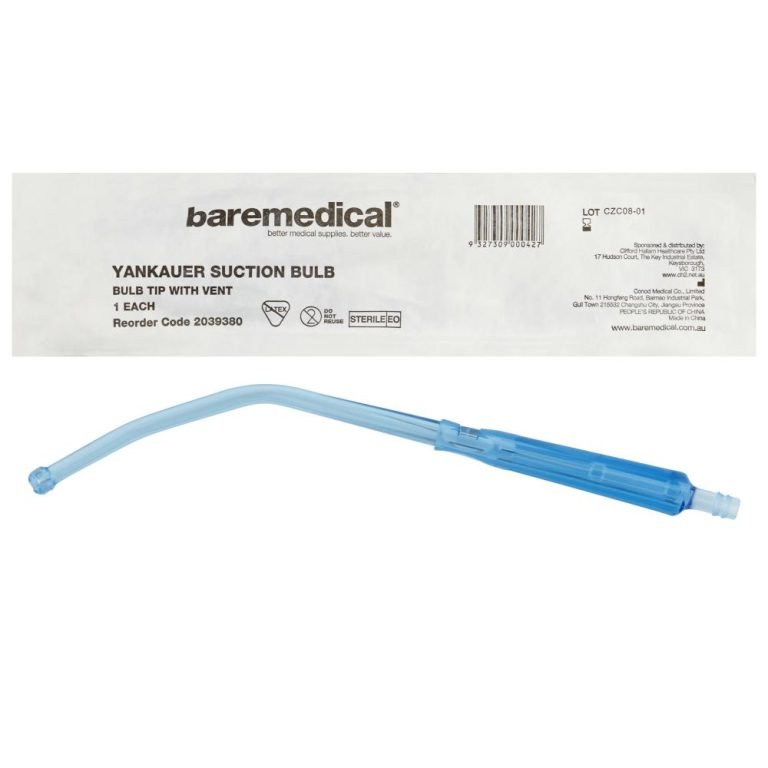 YANKAUER SUCTION BULB TIP WITH VENT